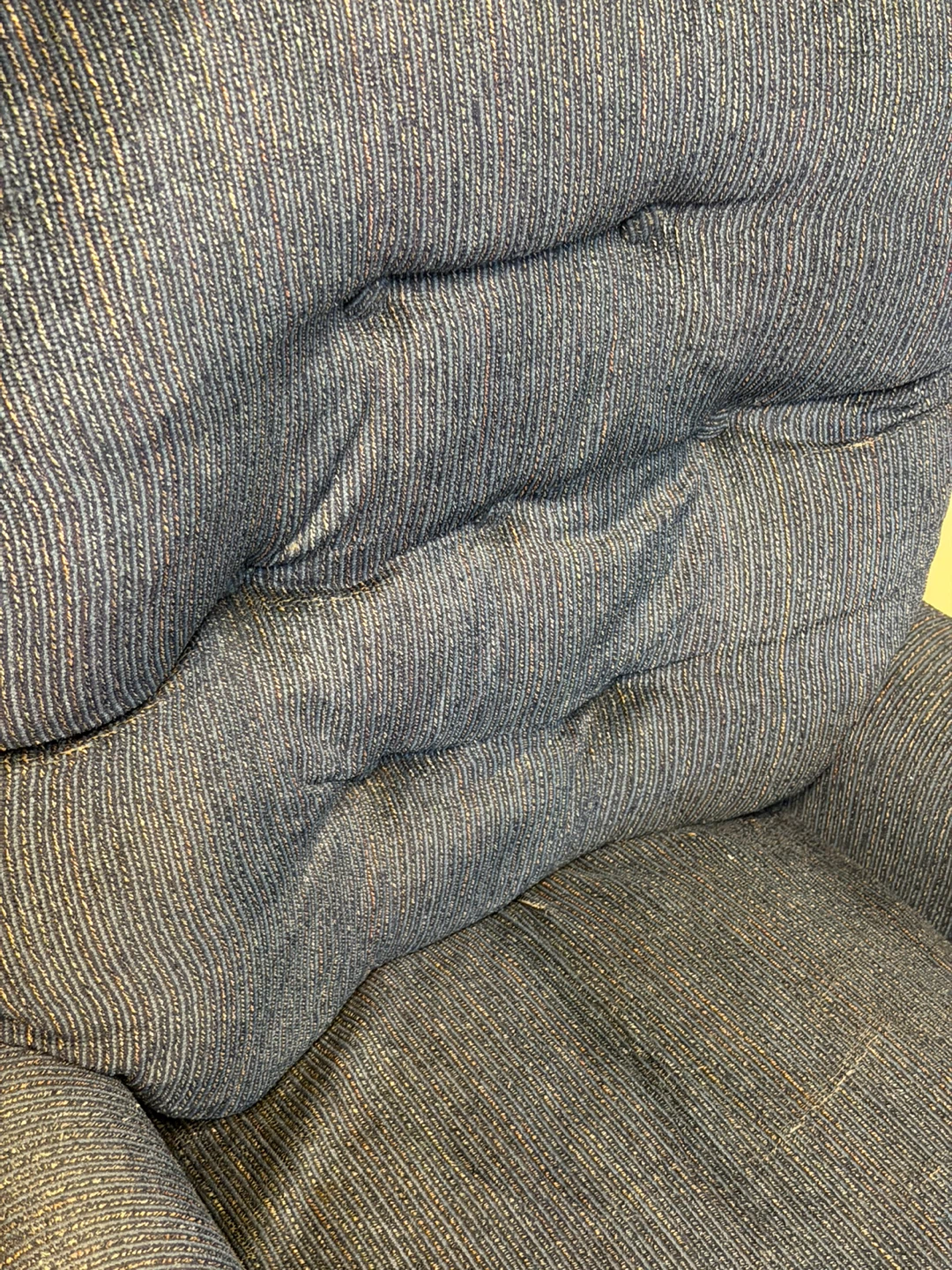 Blue Fabric Recliner Chair - photo 3