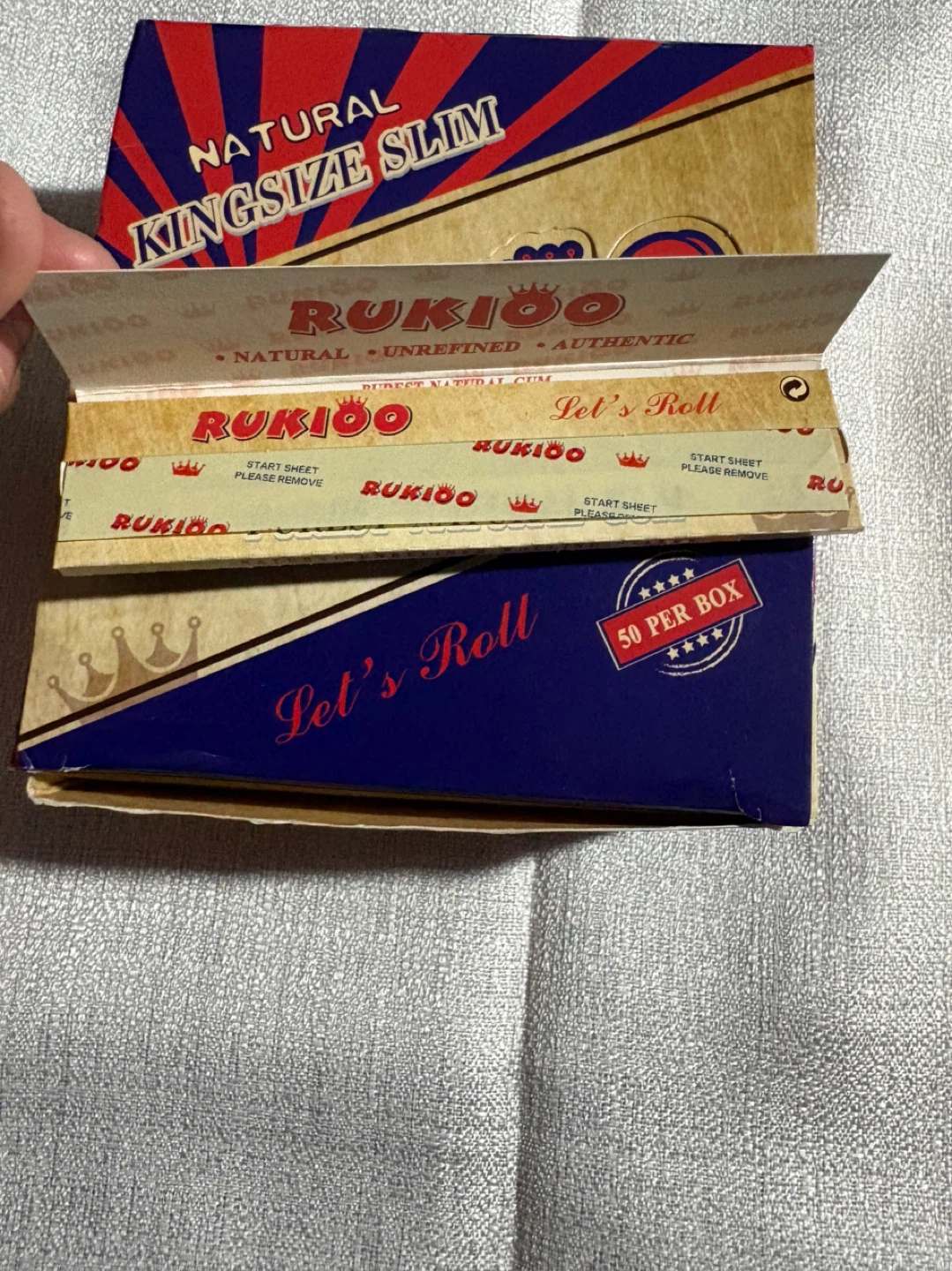 Ruki O Natural Kingsize Slim Rolling Papers - photo 3