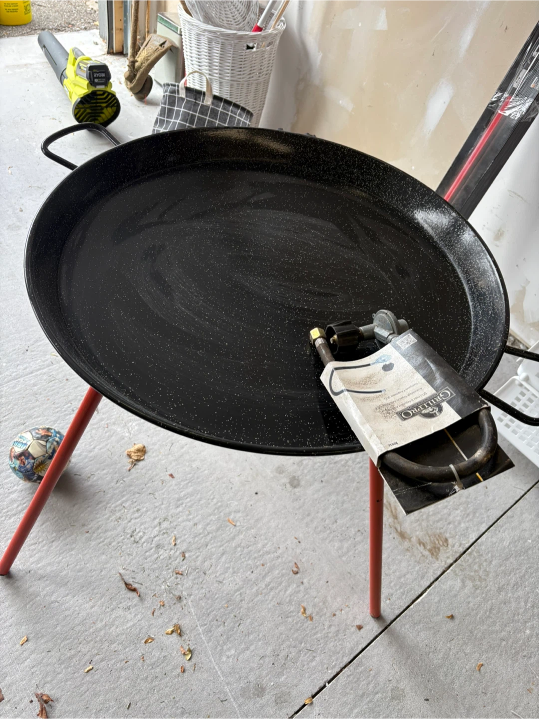 Gas Burner Cooker with Paella Pan and GrillPro Hose - photo 5