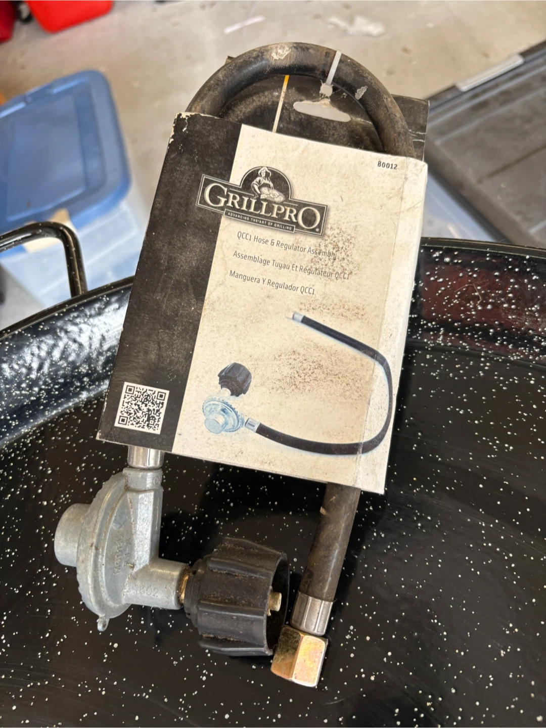 Gas Burner Cooker with Paella Pan and GrillPro Hose - photo 4