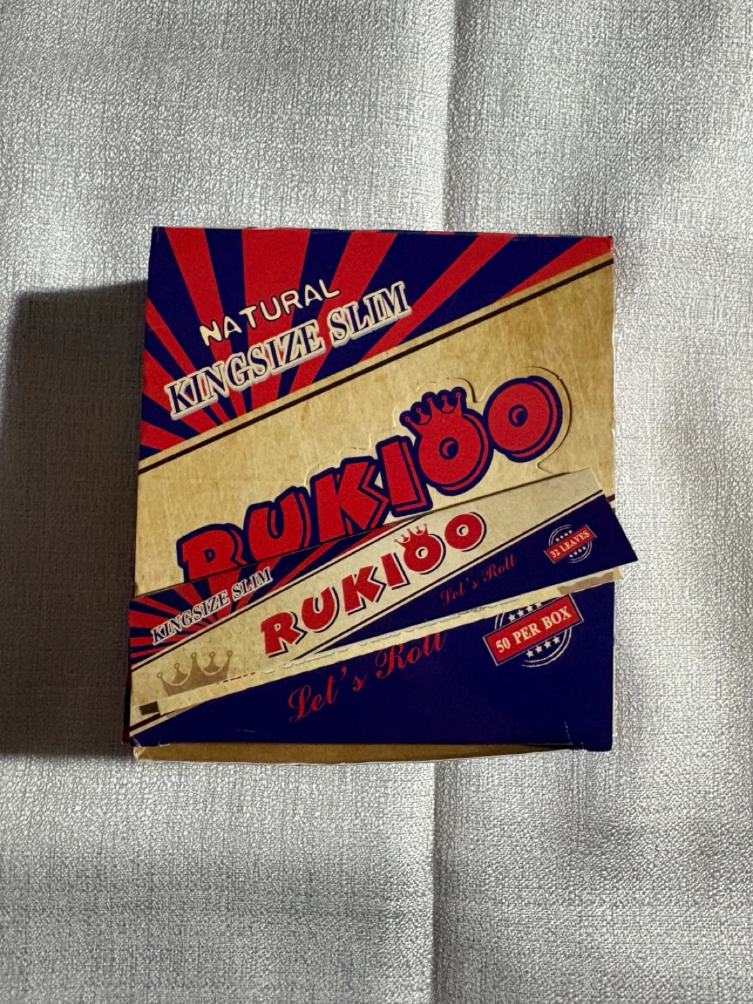 Ruki O Natural Kingsize Slim Rolling Papers - photo 4