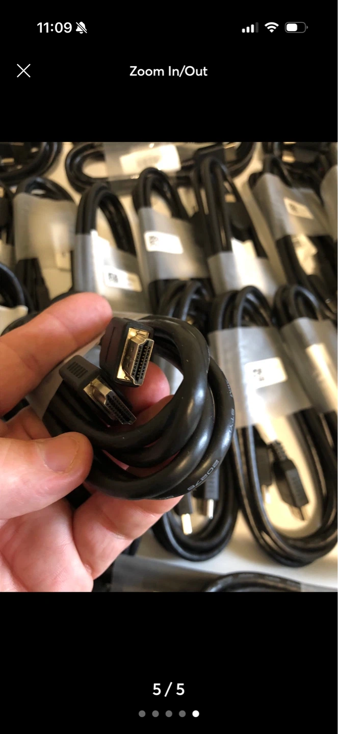 HP High Speed HDMI Cable Lot Of 40 TY5K39000S. NEW. UNUSED - photo 5