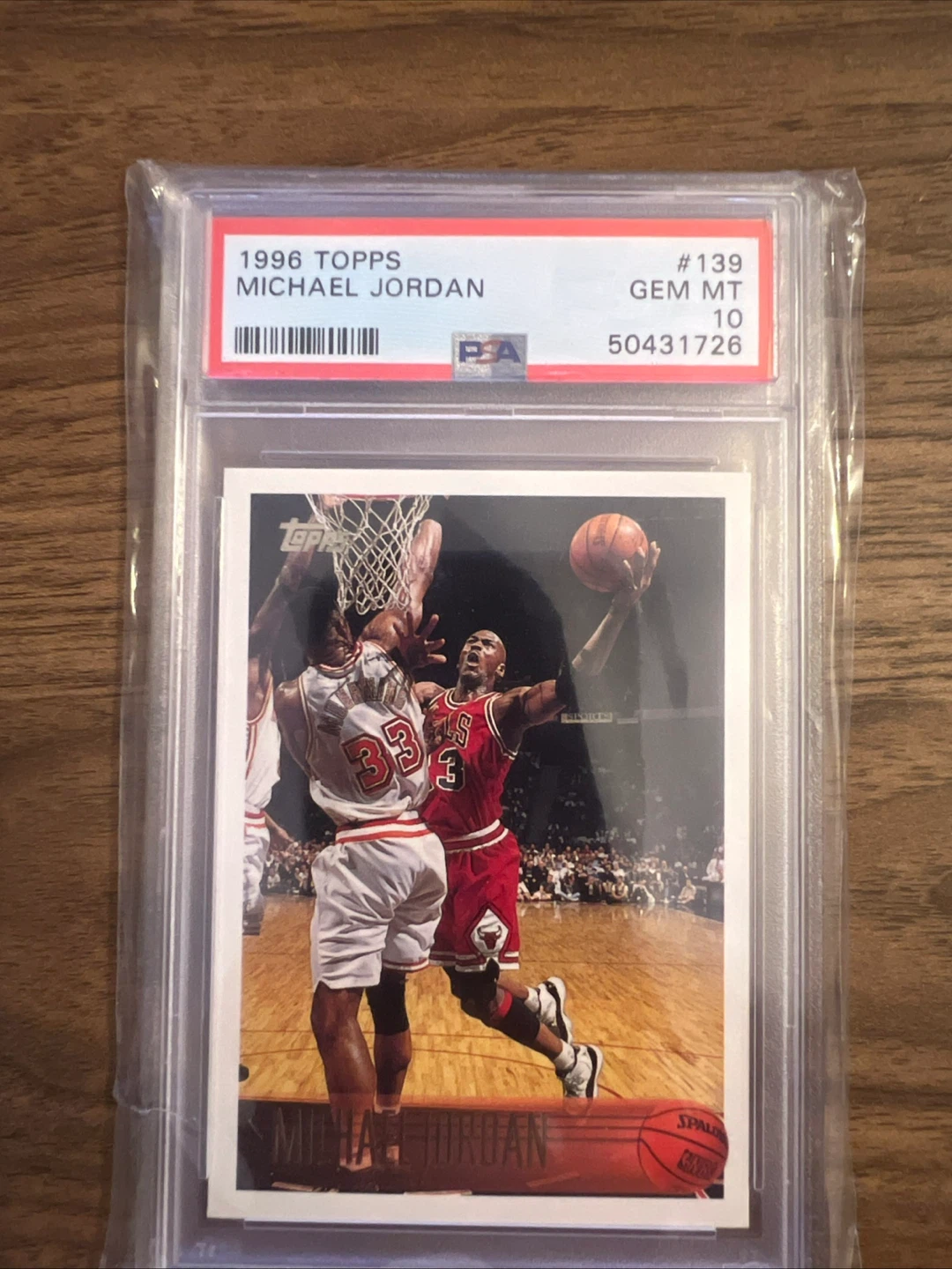 1996 Topps Michael Jordan #139 PSA 10 Gem Mint