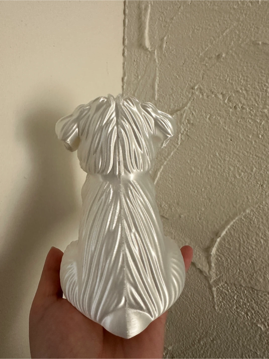 Mini Dog Shaped silk white decoration and Night Light - photo 4