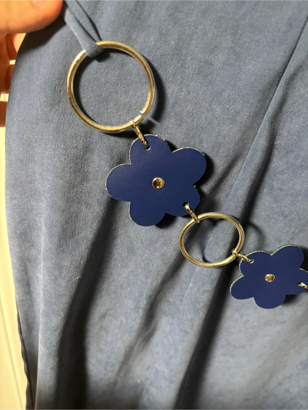 90’s Vintage Midi Dress with Flower and Ring Belt - photo 3