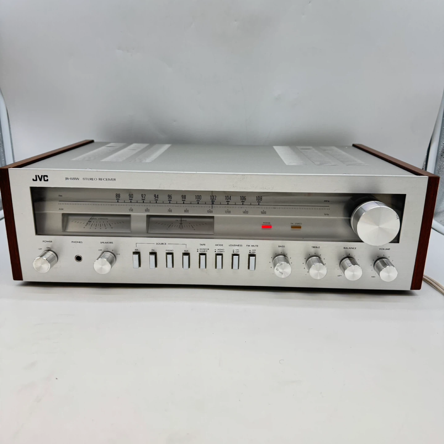 Vintage 1970s JVC JR-S81W Stereo Receiver AM FM Tested Japan