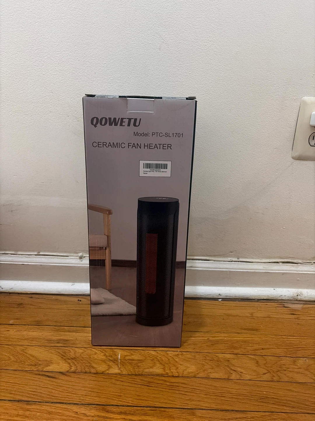 QOWETU Ceramic Fan Heater PTC-SL1701