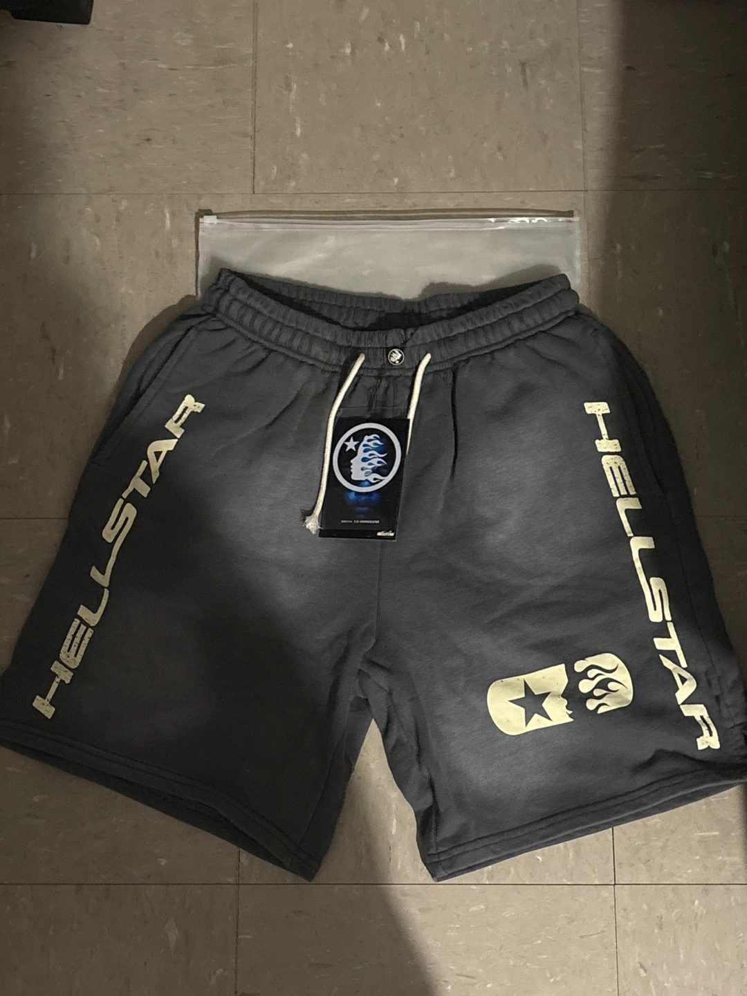 Hellstar Charcoal Gray Sweat Shorts