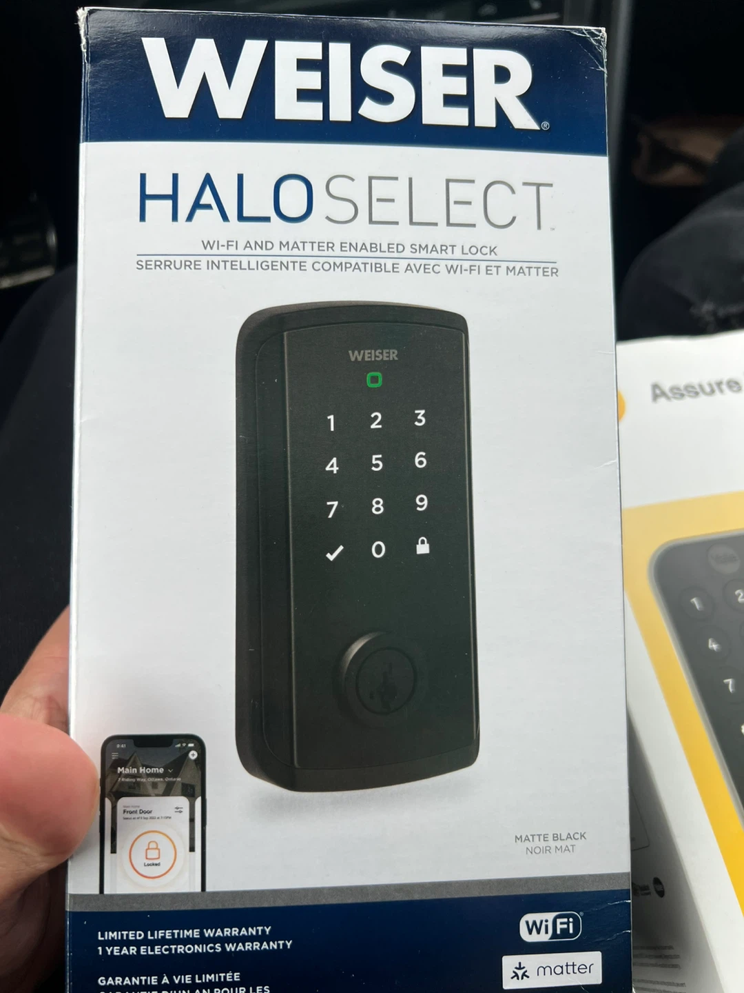Weiser Halo Select Wi-Fi Smart Lock - Matte Black
