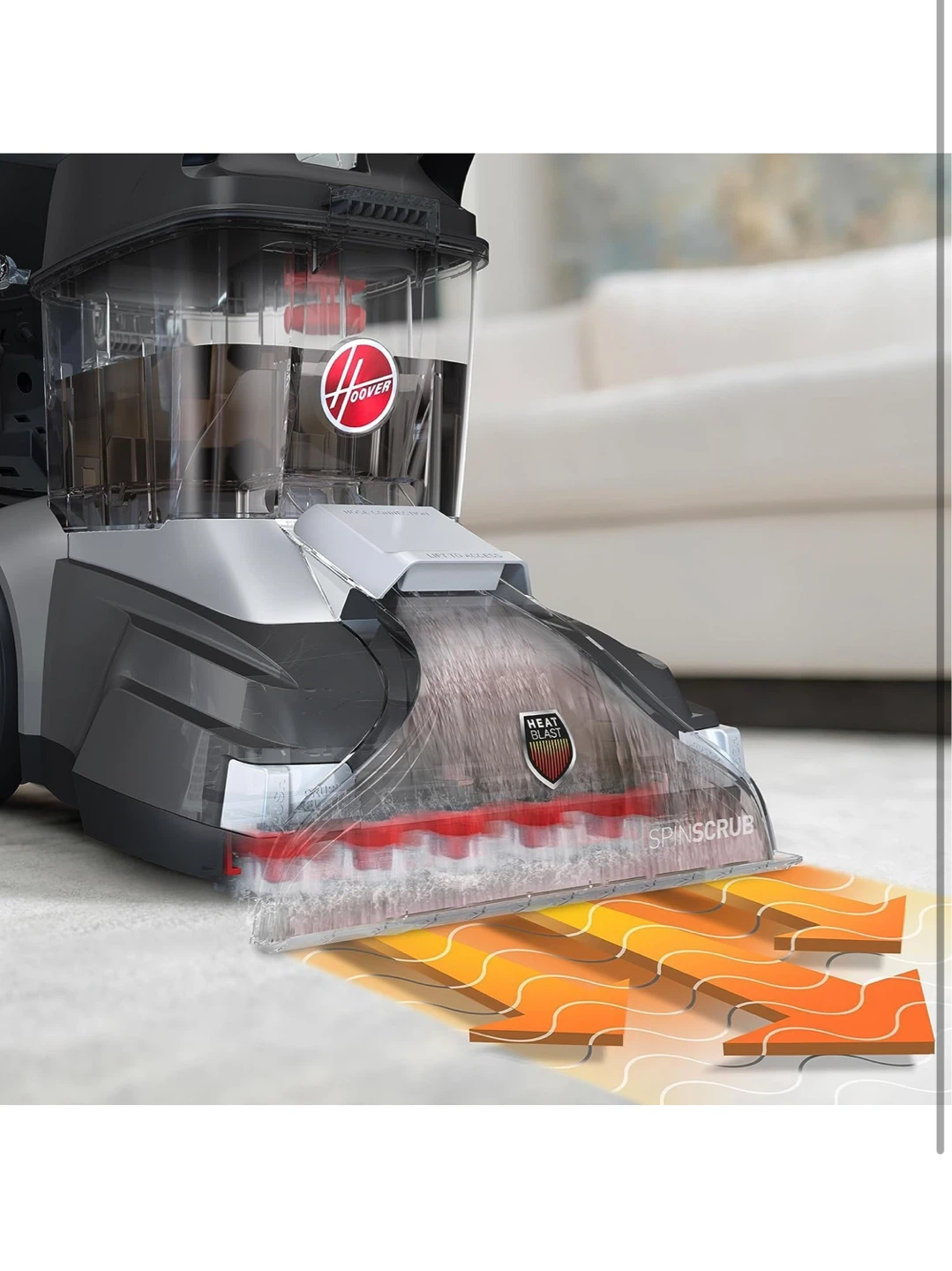 Hoover PowerScrub XL+ Carpet and Upholstery Cleaner - photo 2