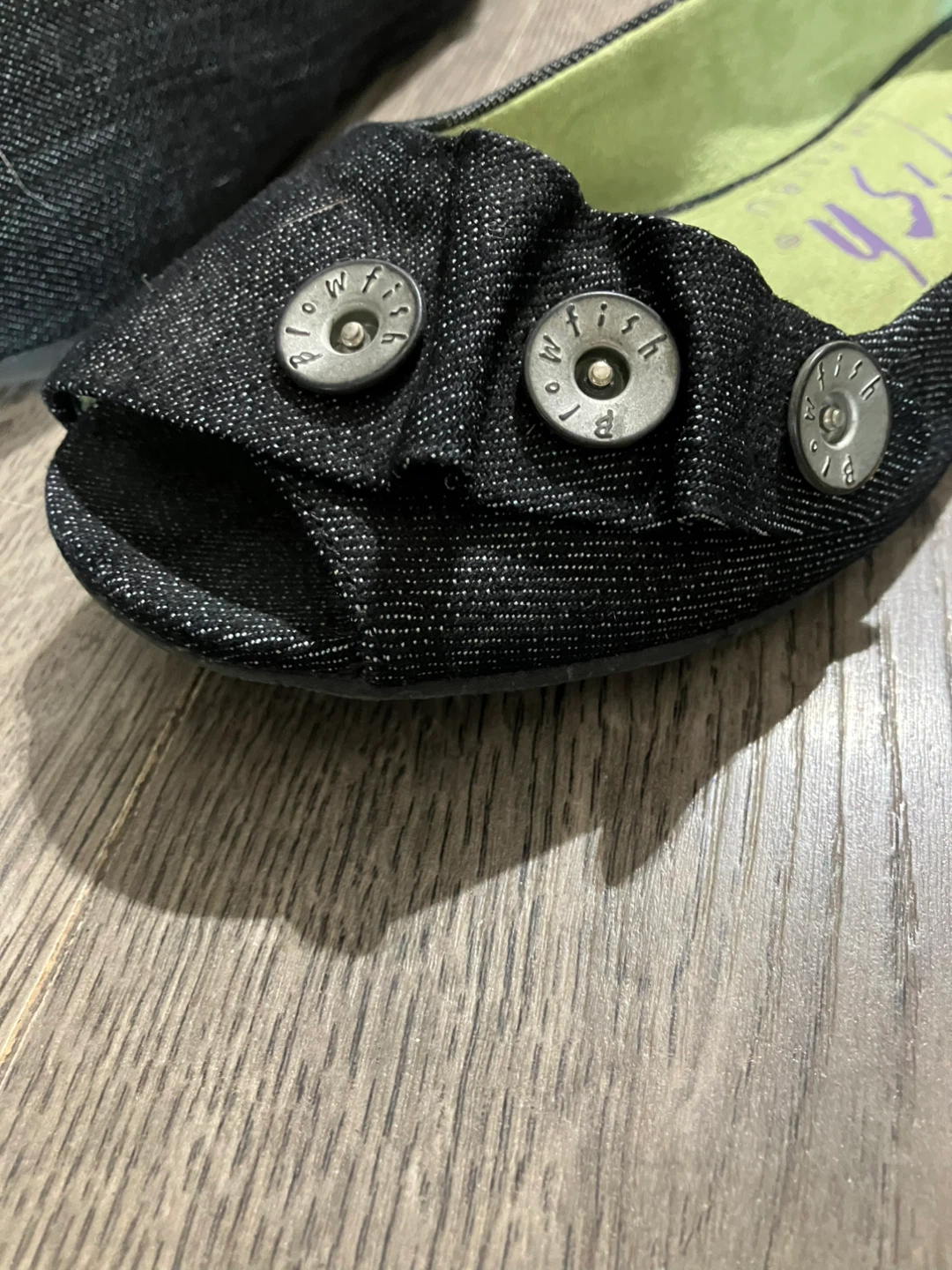 Blowfish Malibu Denim Flats -size 8 - photo 2
