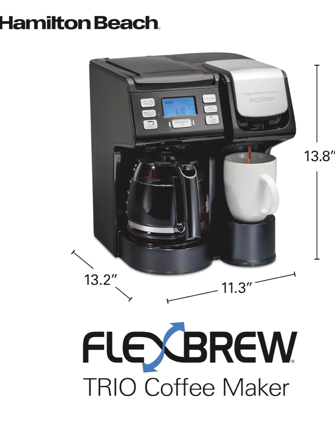 Hamilton Beach FlexBrew Trio Coffee Maker - photo 2