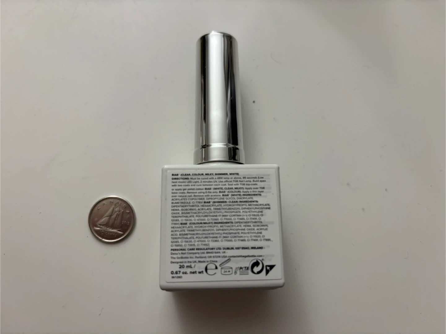 The Gel Bottle Inc. Clear Colour Gel Polish - White - photo 2