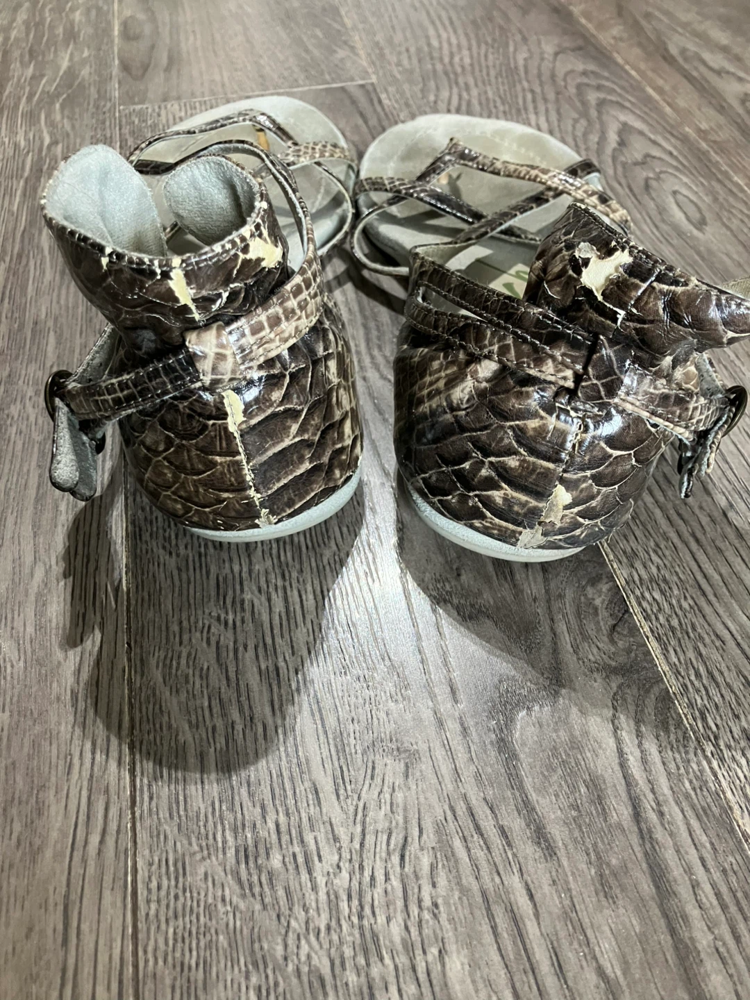Blowfish Snake Print Sandals - size 8 - photo 2