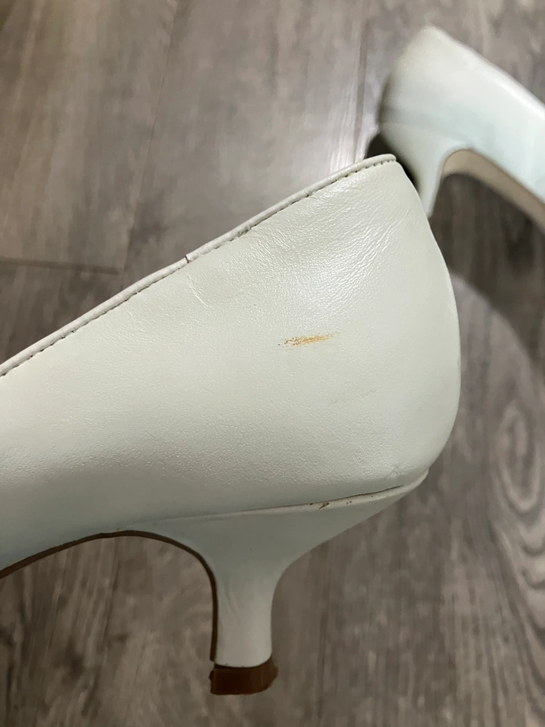 Call It Spring White Kitten Heel Pumps - size 8 - photo 2