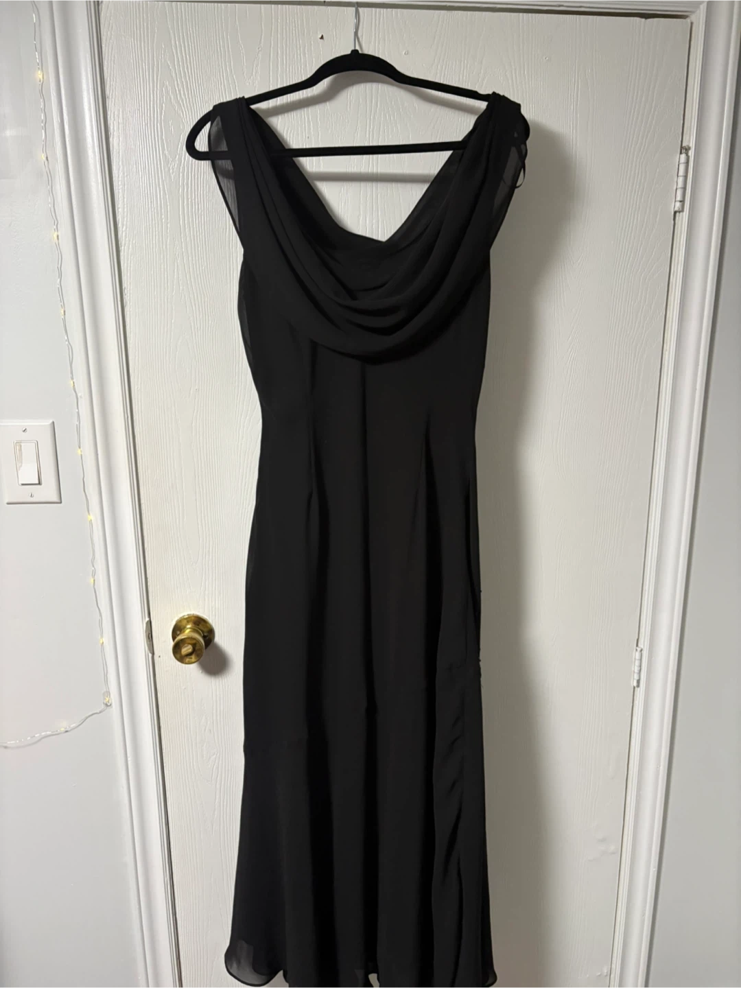 Vintage Black Beaded Evening Dress - photo 2