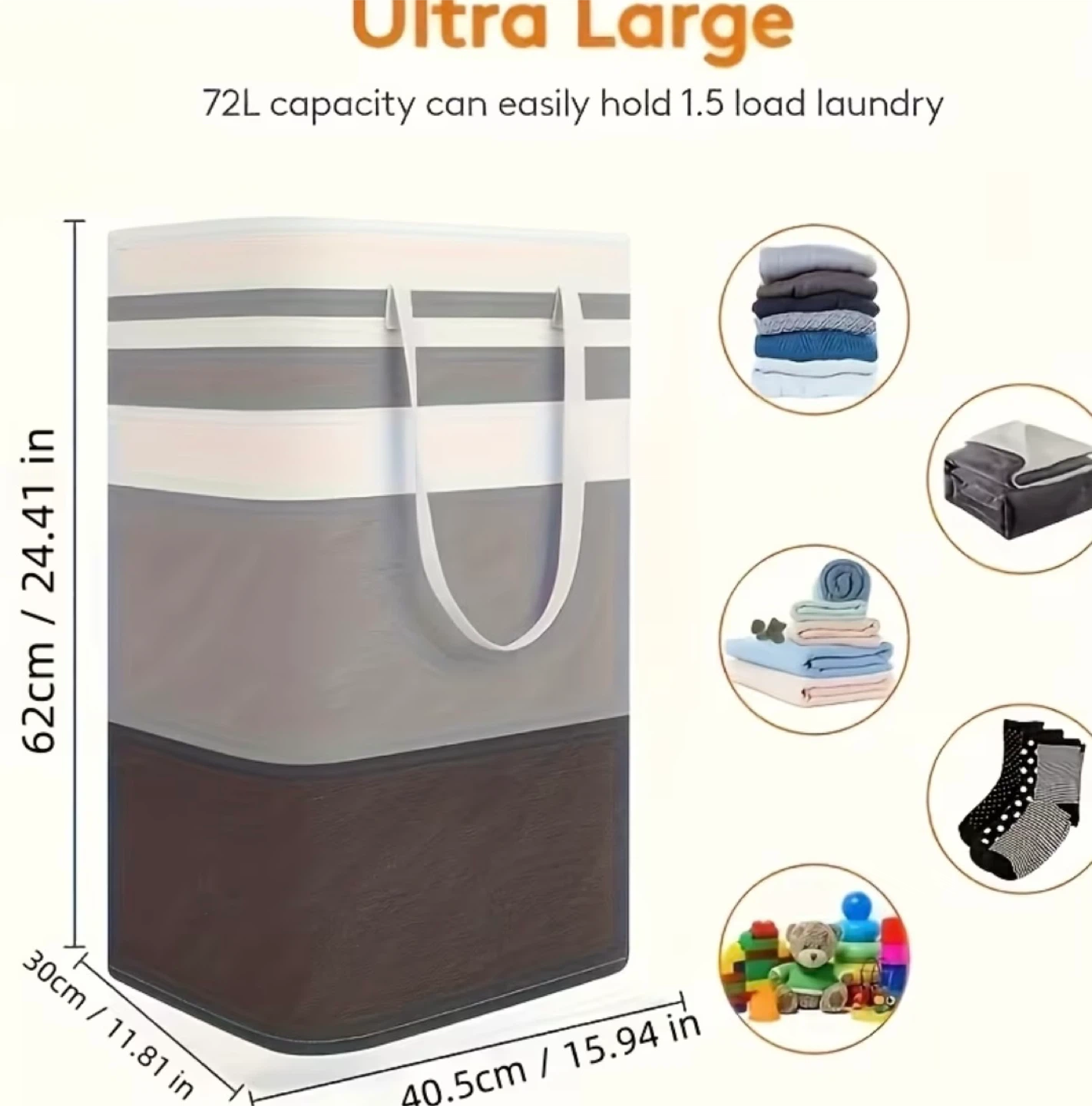Brand NEW Laundry Hamper🥕 - photo 2