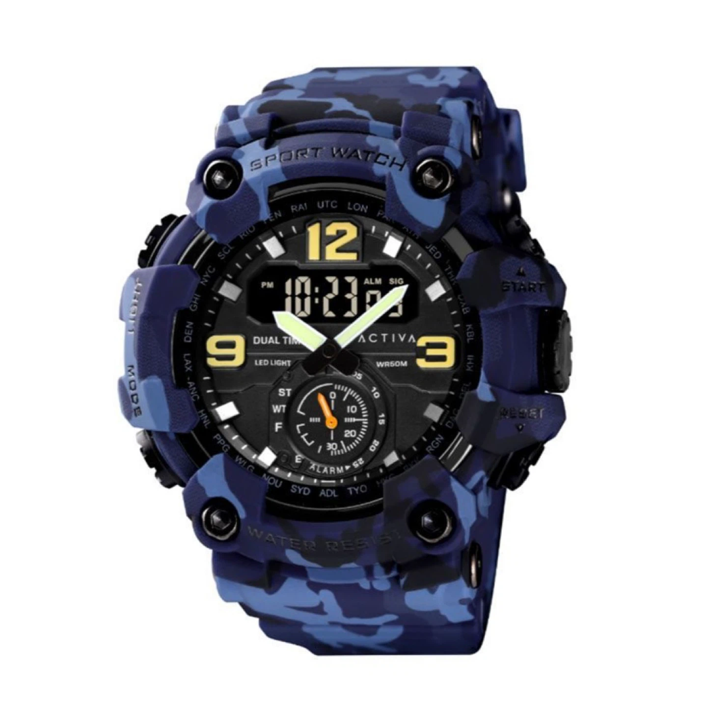 Activa X Invicta BlackOps Digital Men's Watch - 56mm