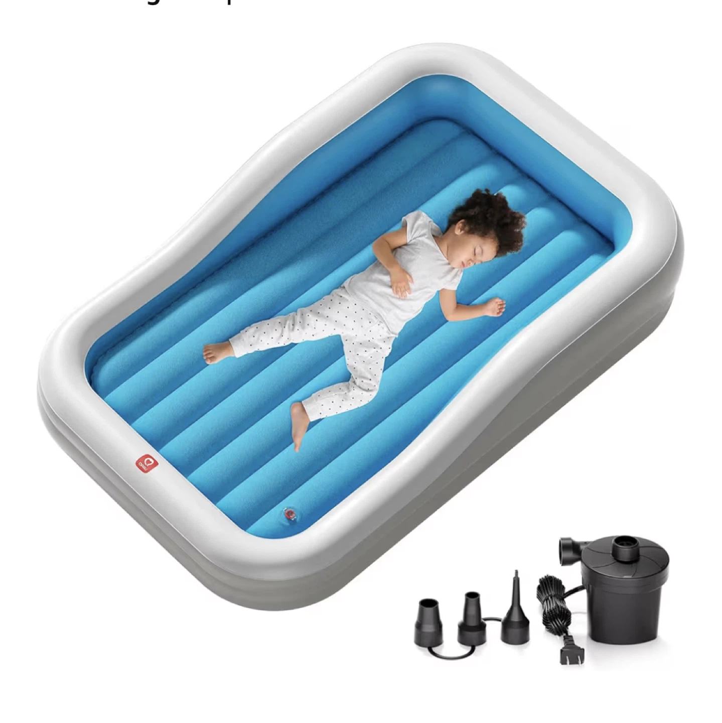 Inflatable Toddler Bed with Pump
