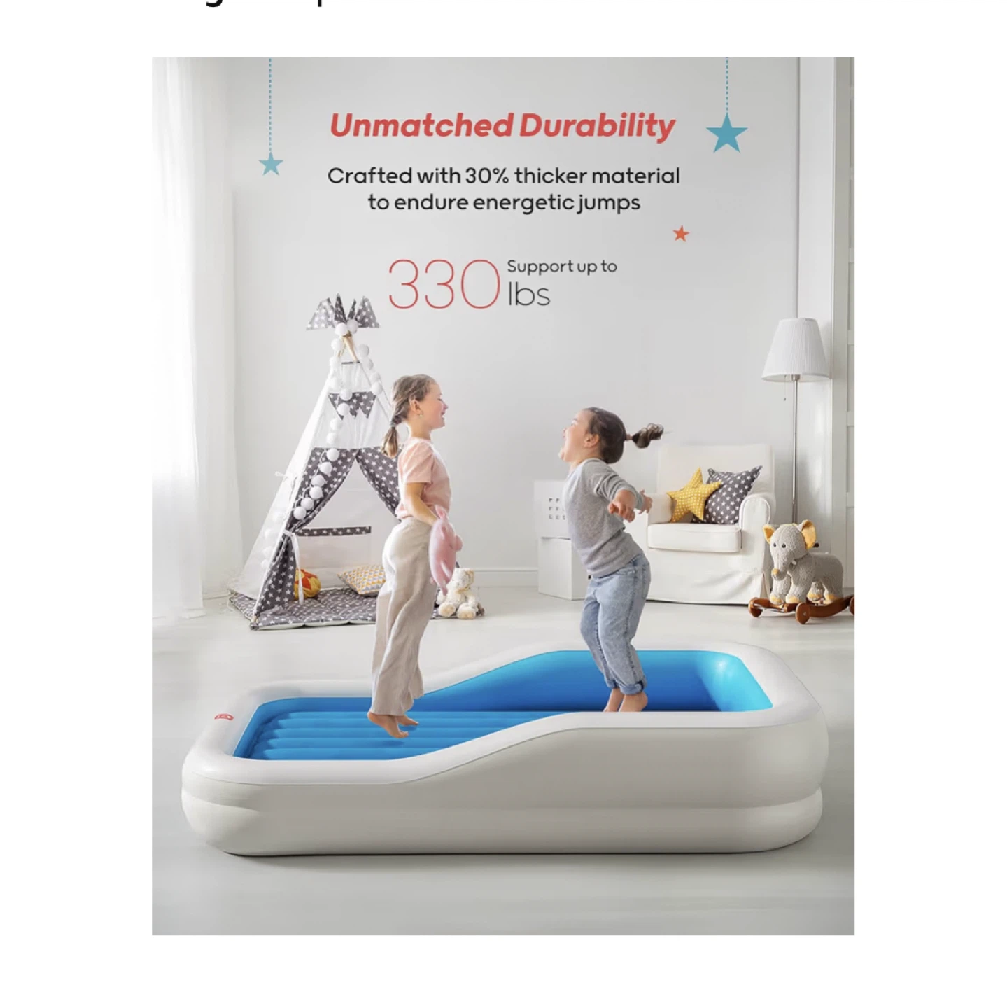 Inflatable Toddler Bed with Pump - photo 4
