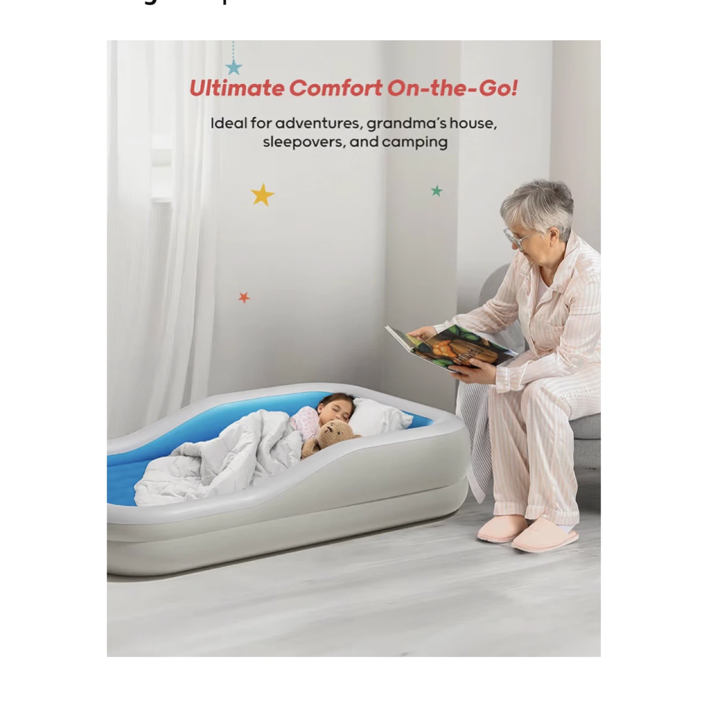 Inflatable Toddler Bed with Pump - photo 5
