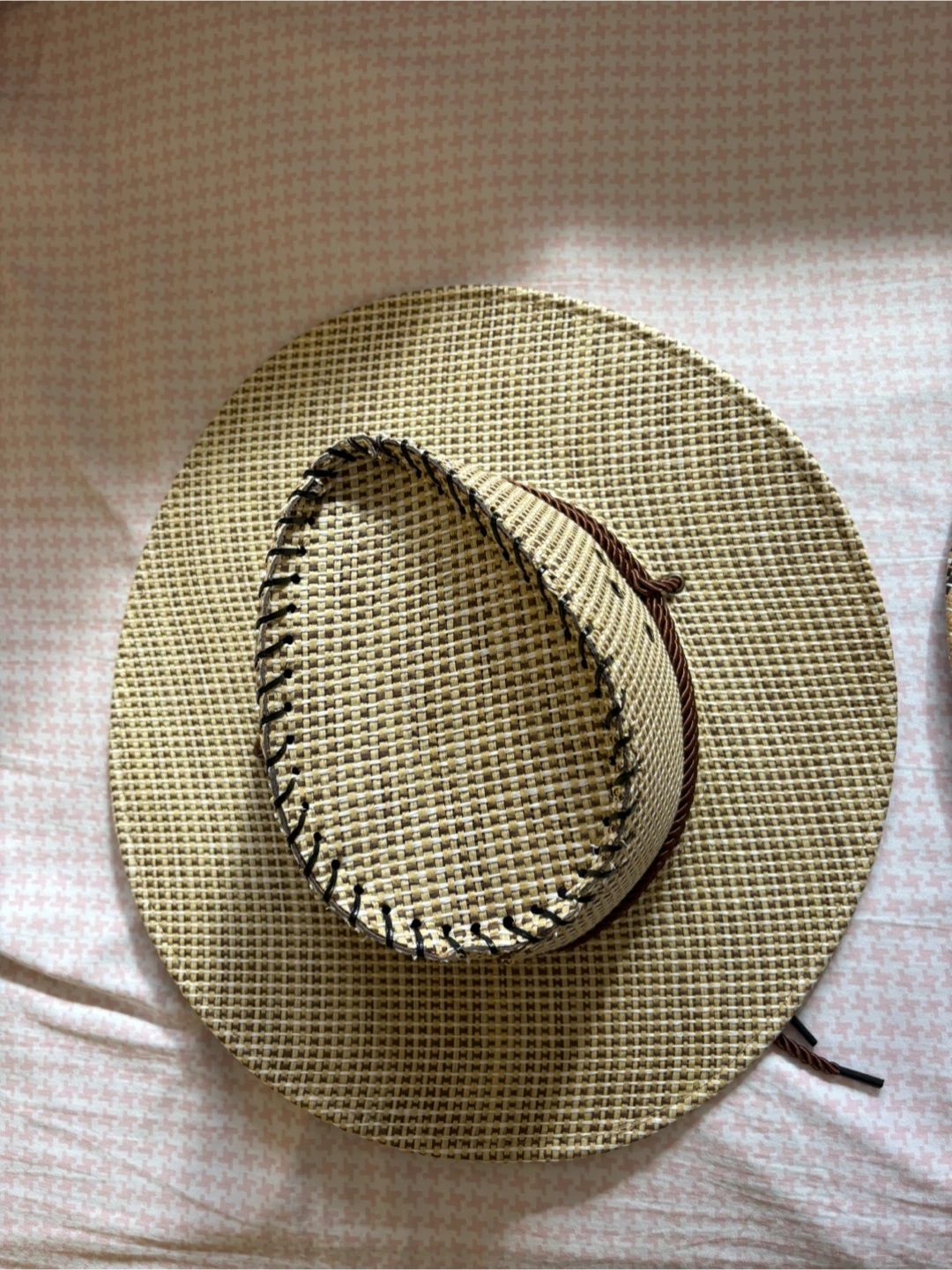 Straw Cowboy Hat with Chin Strap- new - photo 2