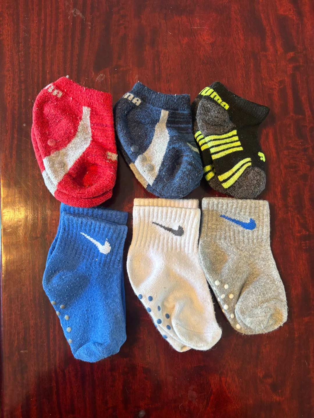 Kids socks 3 pairs of Nike 3 pair of Puma