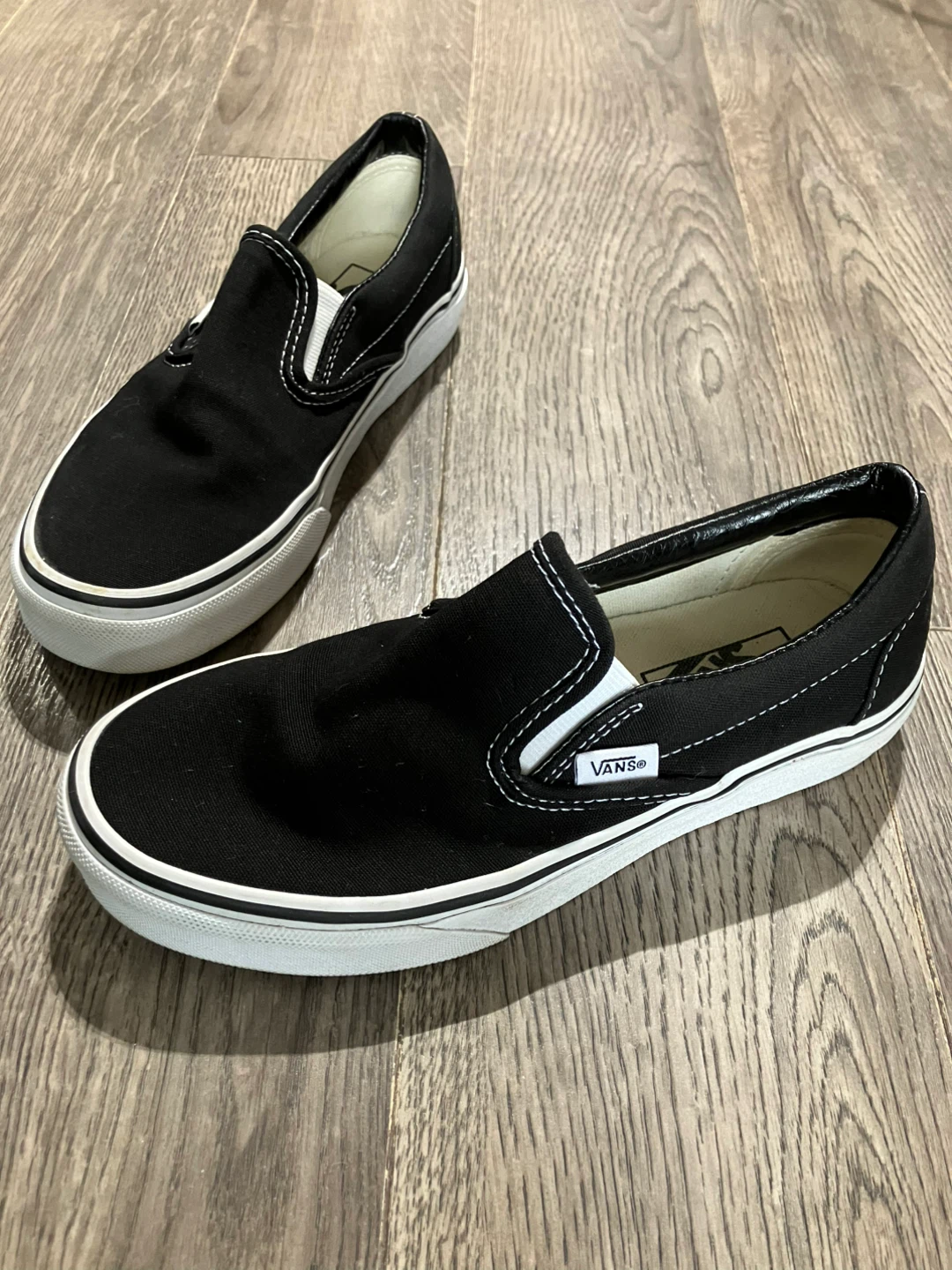 Vans Classic Slip-On Canvas Shoes - size 4