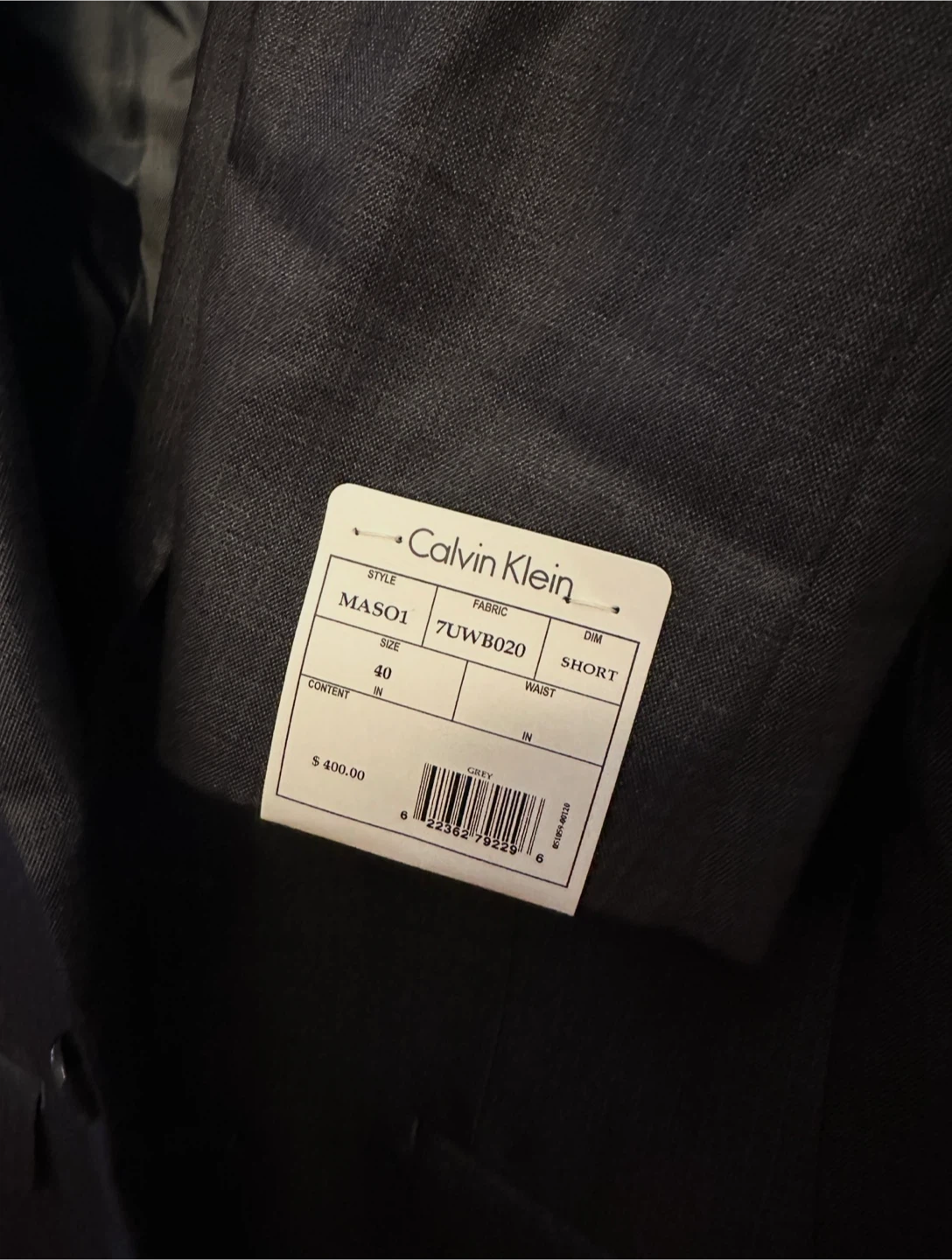 Calvin Klein Men's Suit Jacket and Pants - photo 2