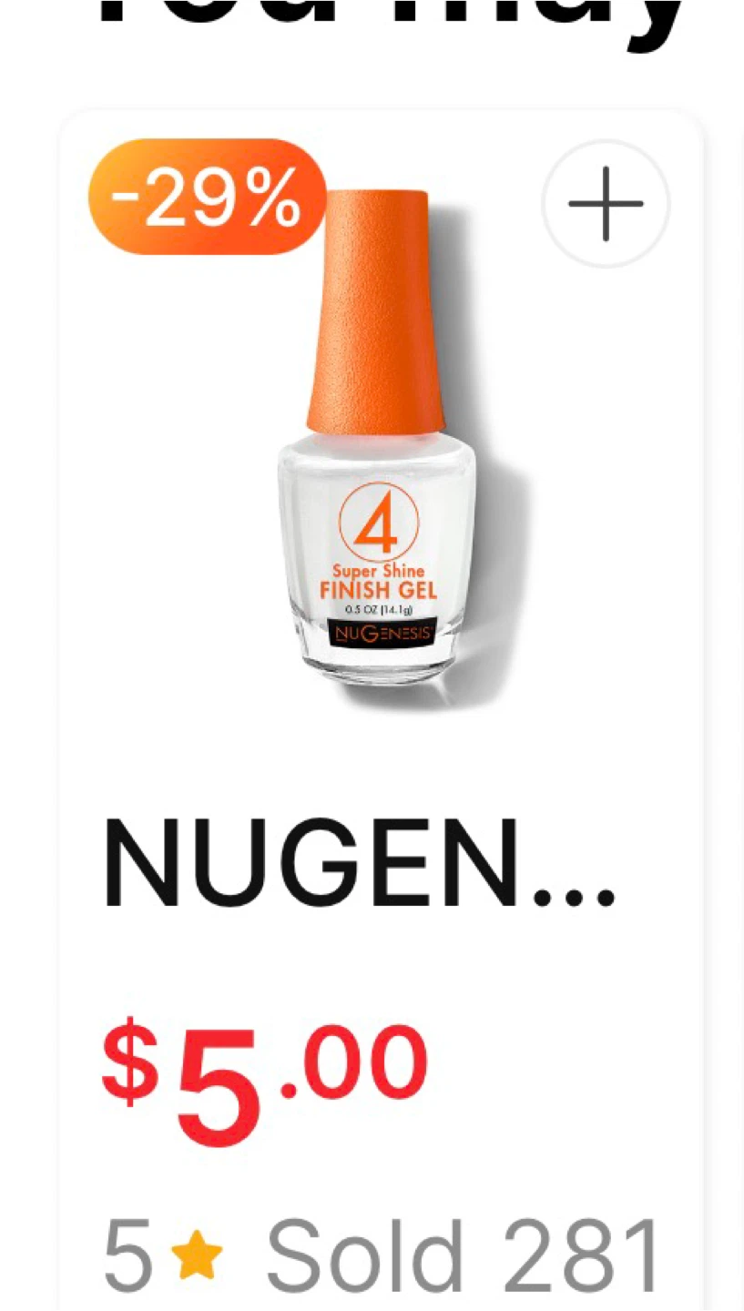 Nugeness Super Shine Finish Gel 0.5 oz