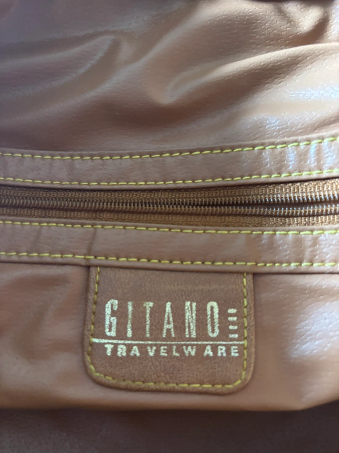 Vintage Gitano Travelware Map Print Duffel Bag - photo 3