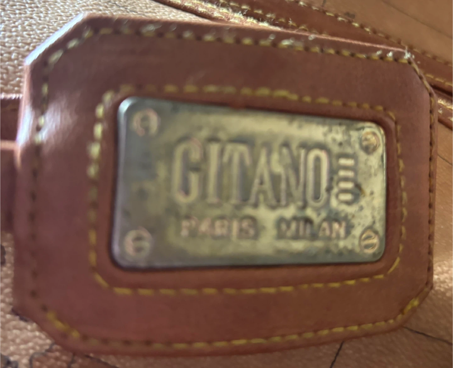 Vintage Gitano Travelware Map Print Duffel Bag - photo 2
