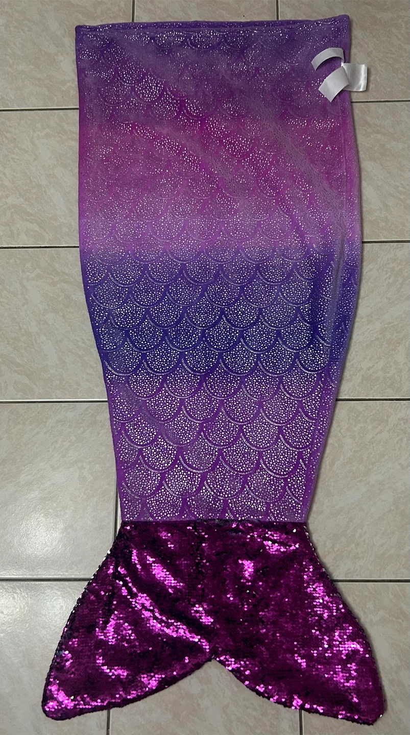 2 Mermaid Blankets – Kids/Teens, 22” x 52”