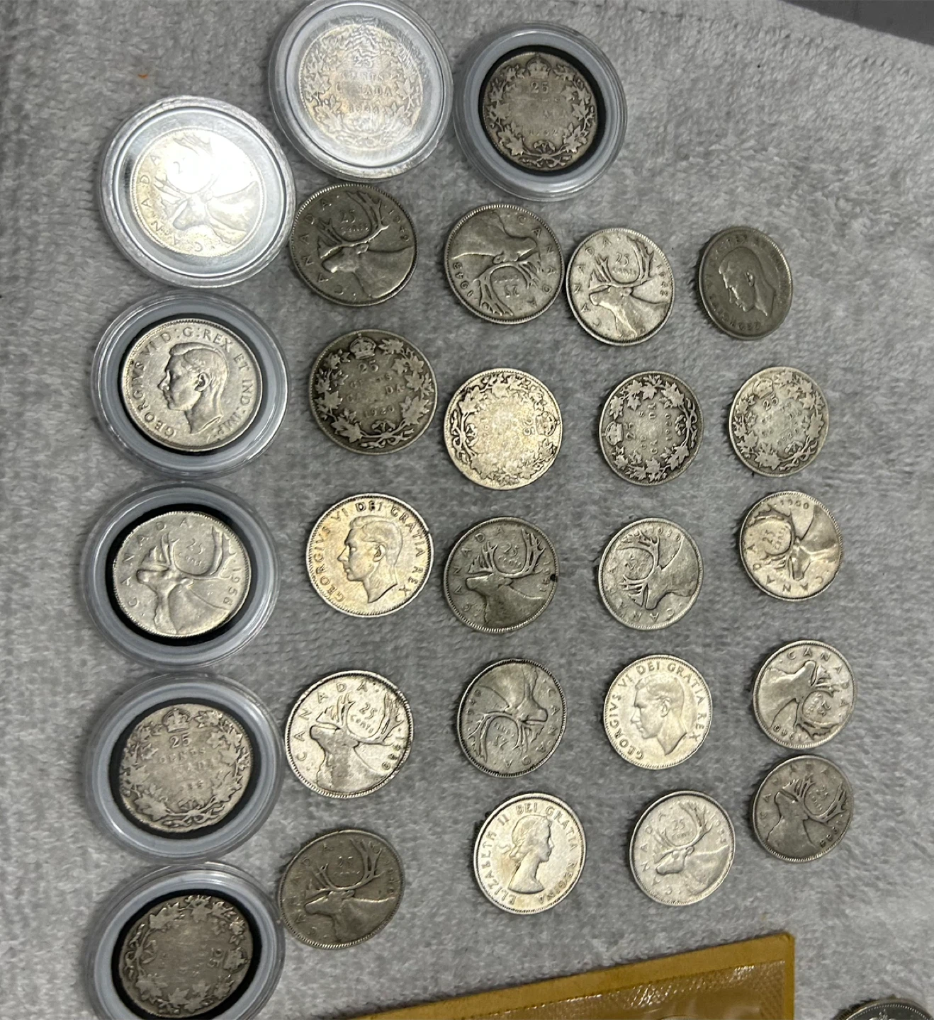 🚨🚨HUGE LOT OF CANADIAN SILVER COINS *RARE DATES* 🚨🚨 - photo 3