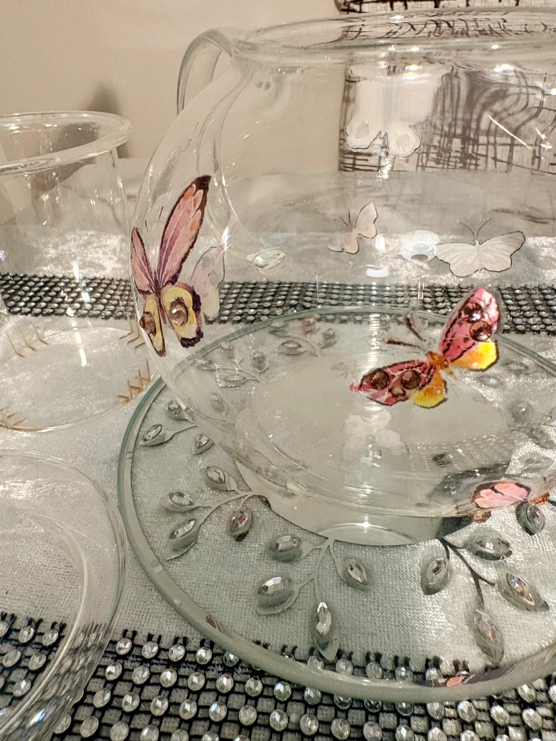 🥕Glass Teapot with Butterfly Design - photo 2