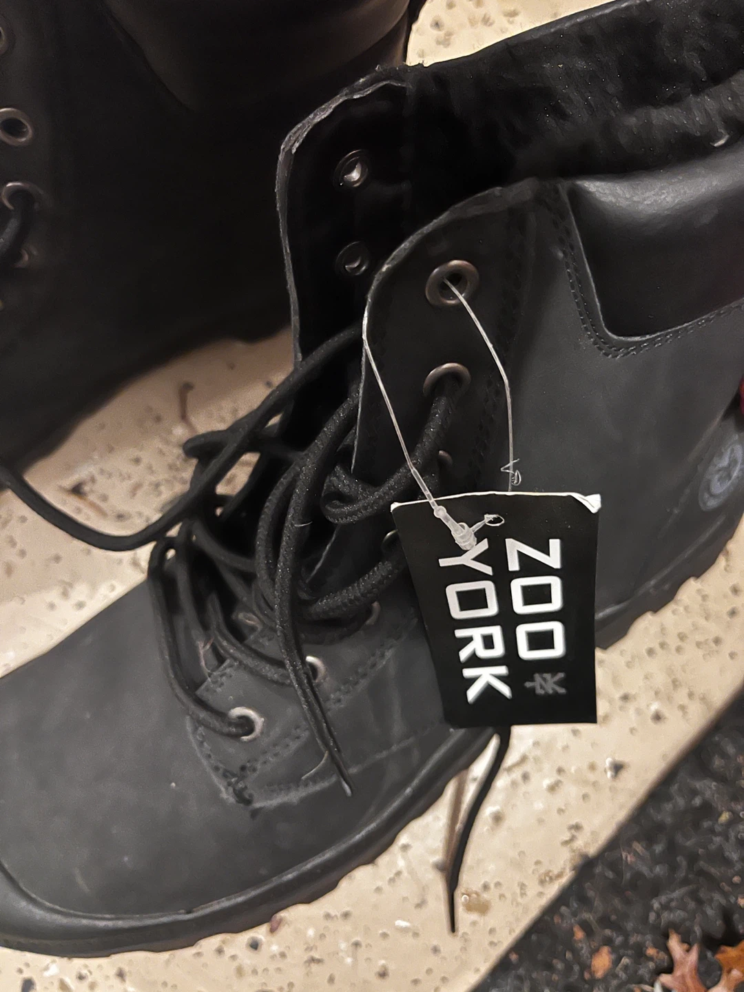 Zoo York Black Lace-Up Boots