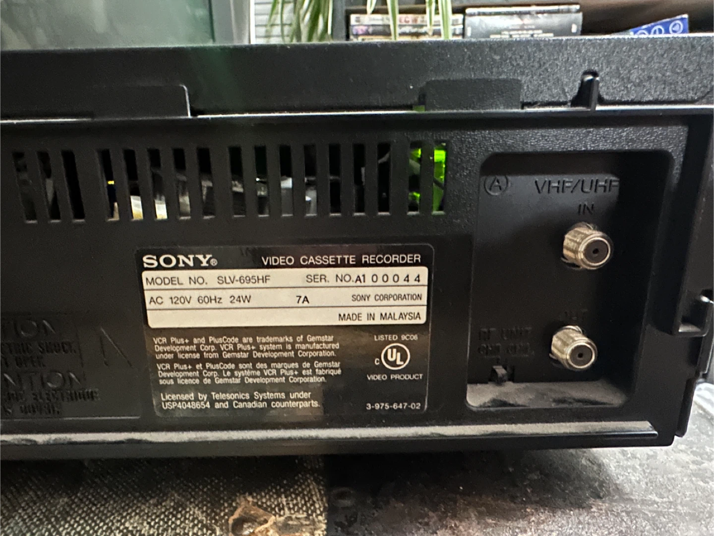 Sony Hi-Fi Stereo VHS VCR SLV-695HF - No Remote - photo 5