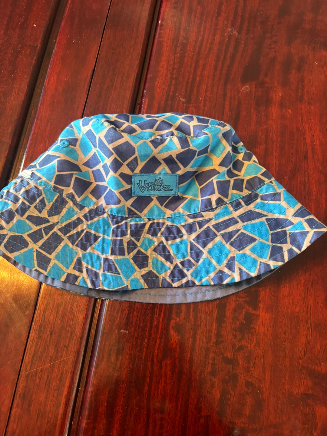 Voisiez Bucket Hat - Blue Mosaic Pattern