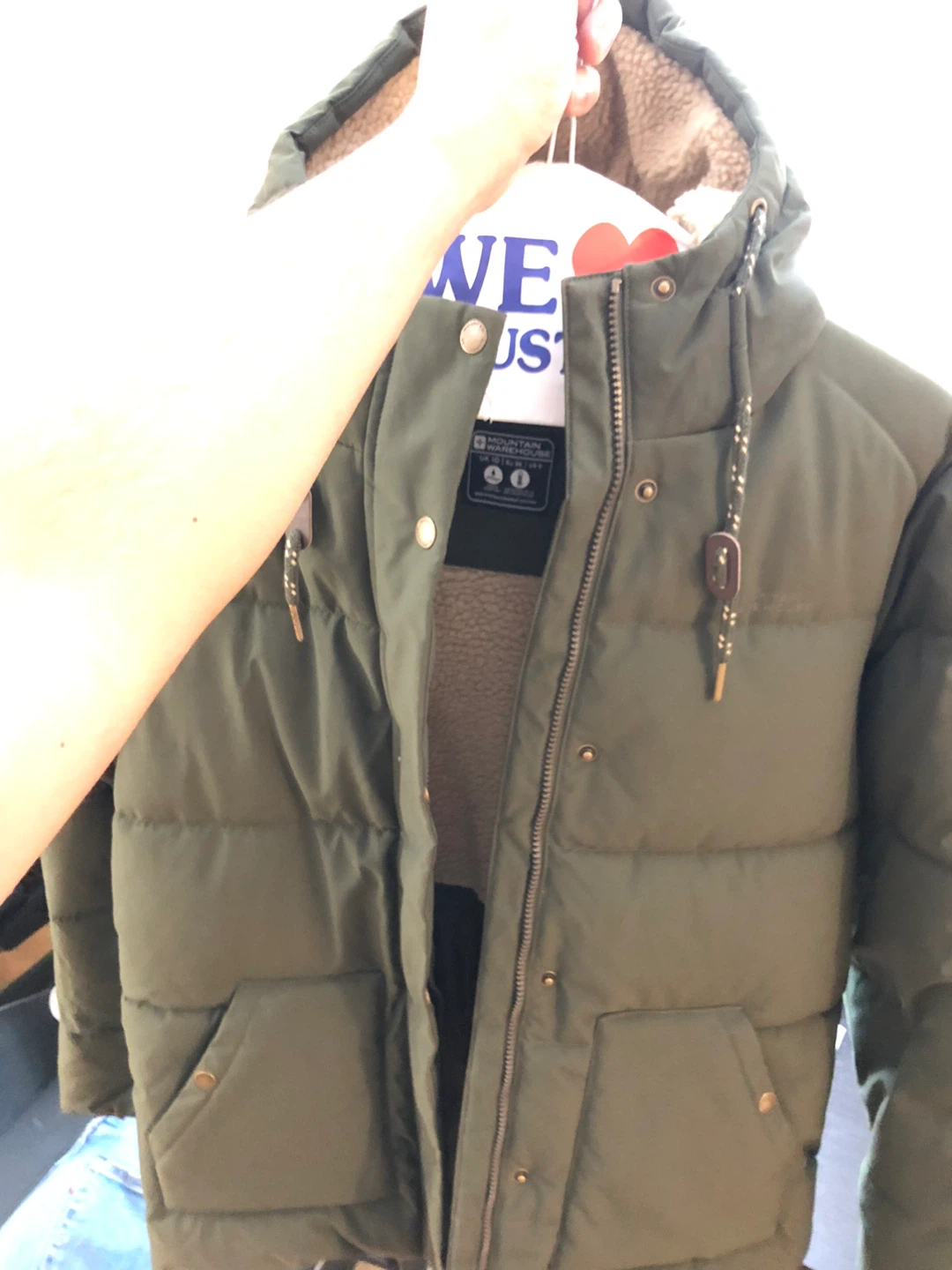 Olive Green Mountain Warehouse Women’s Puffer Jacket - photo 2