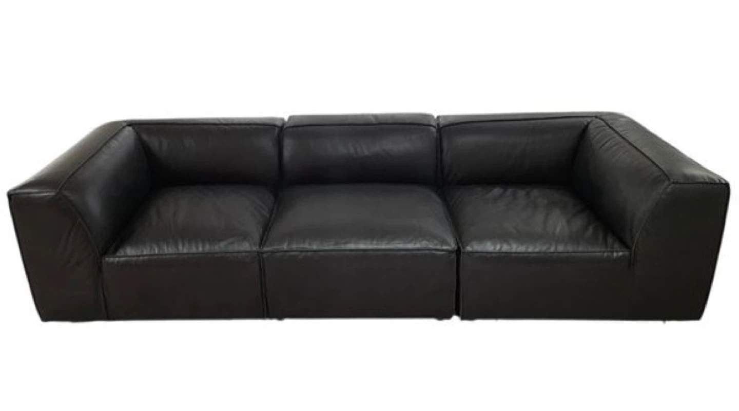 Brand New MOE’S Genuine Leather Modular Sofa - photo 2