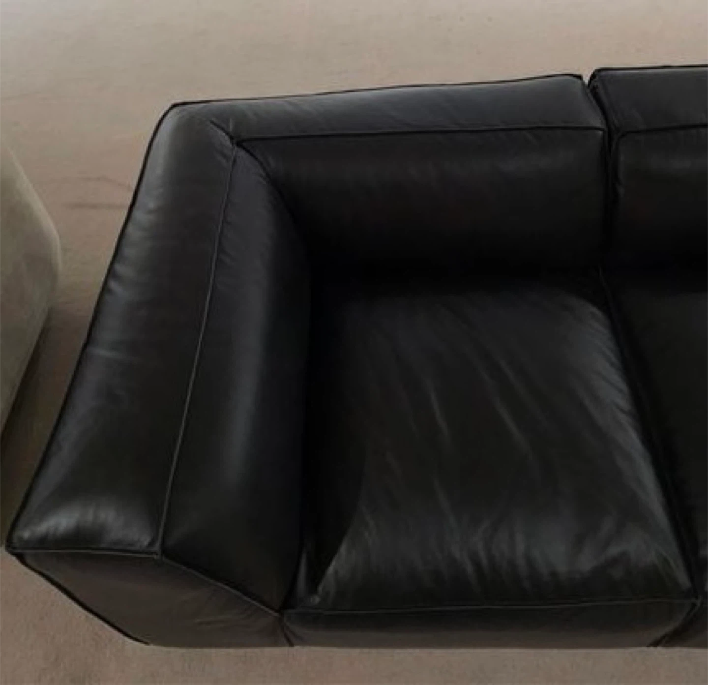 Brand New MOE’S Genuine Leather Modular Sofa - photo 5