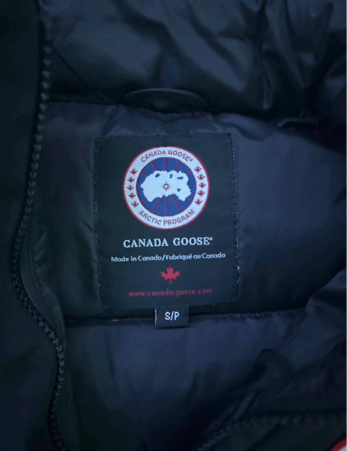 Canada Goose Black Down Vest - Size S/P - photo 2