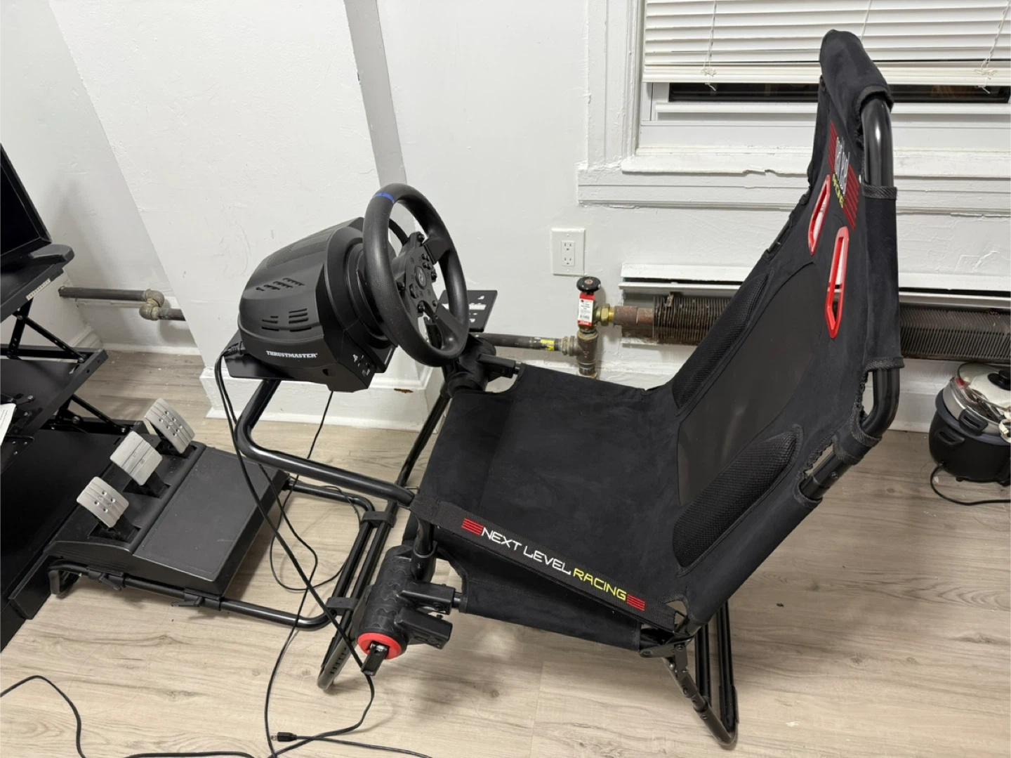 Thrustmaster T300RS with Next Level Racing Seat