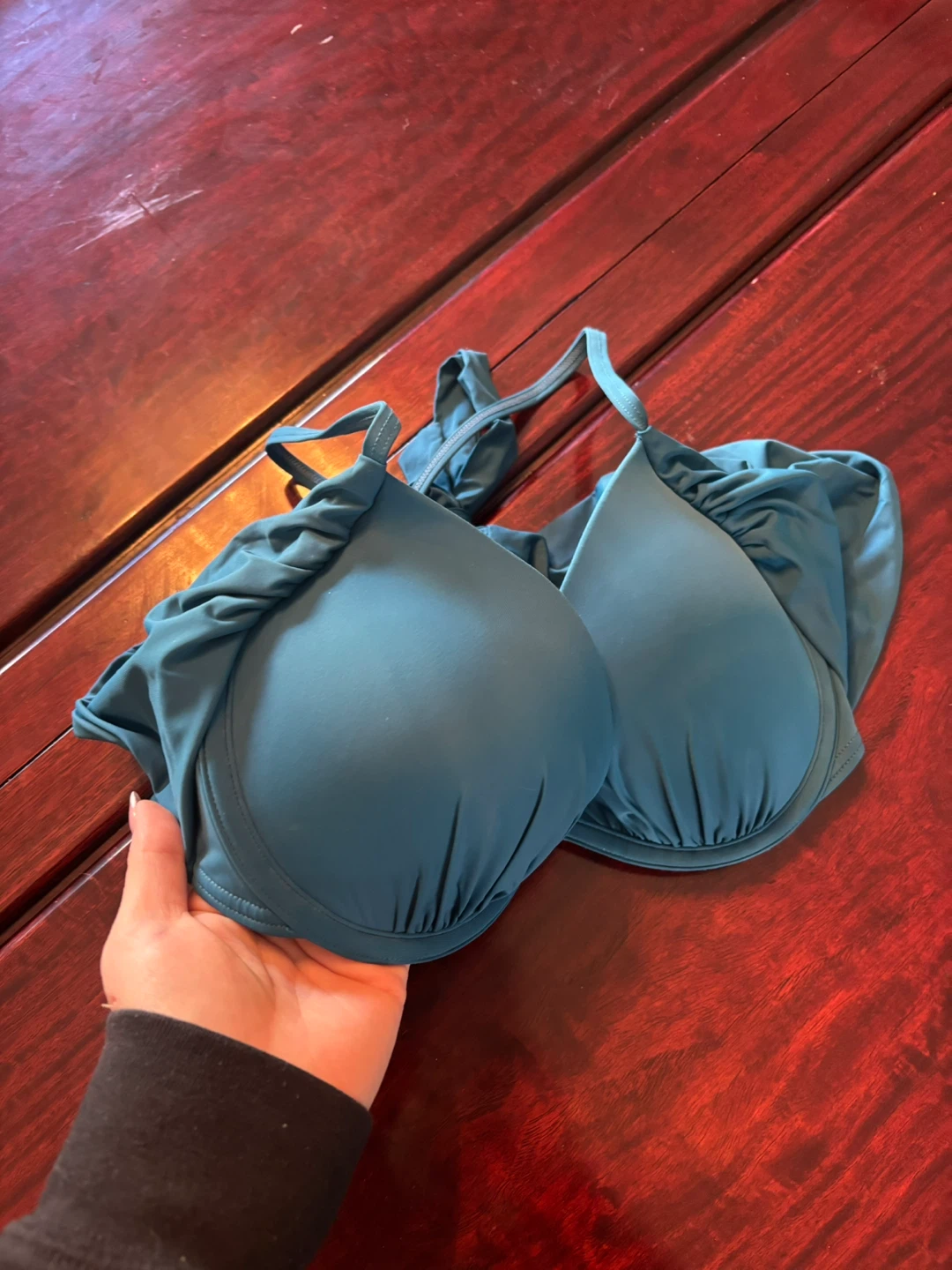 La Vie en Rose Aqua Bikini Top - Teal - M/M - photo 5
