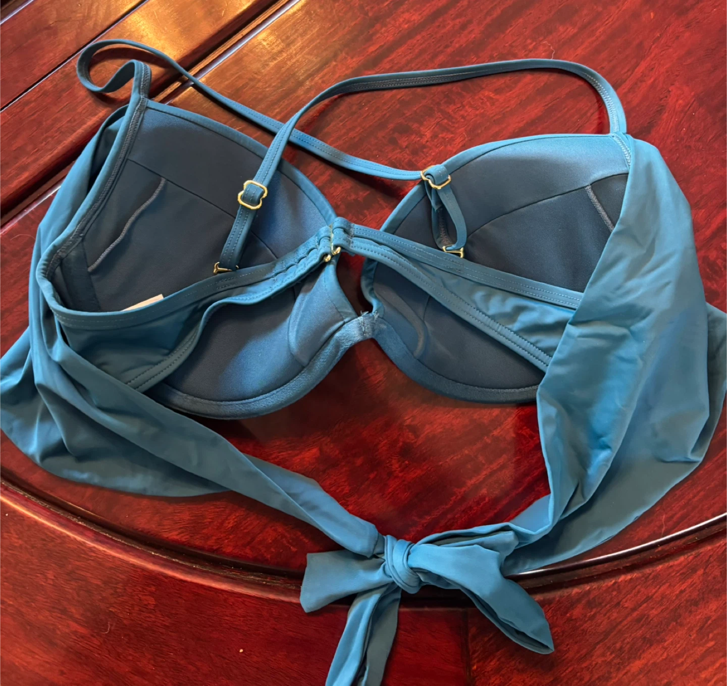 La Vie en Rose Aqua Bikini Top - Teal - M/M - photo 2