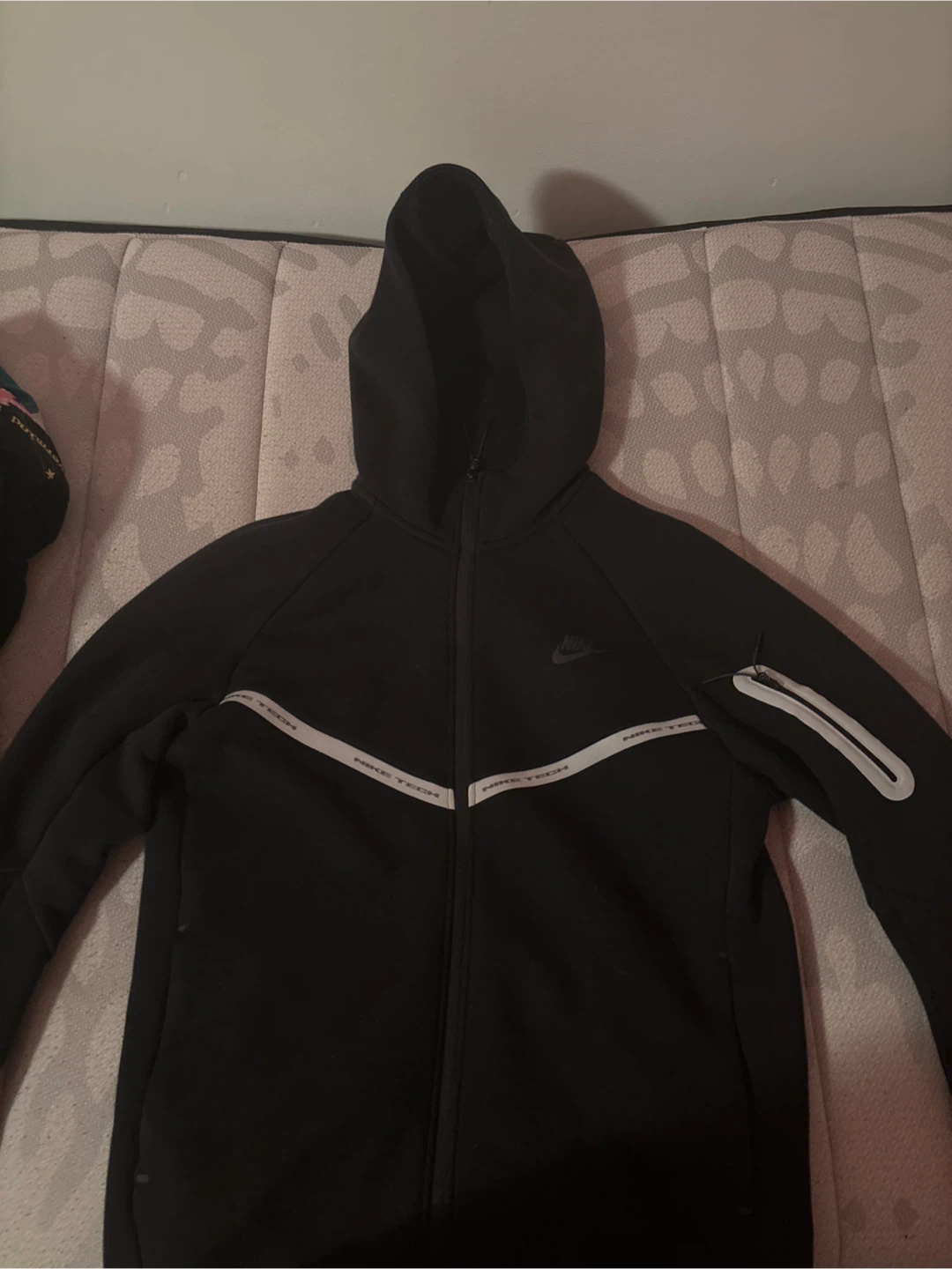 Nike Tech Fleece Full Zip Hoodie Black - photo 3