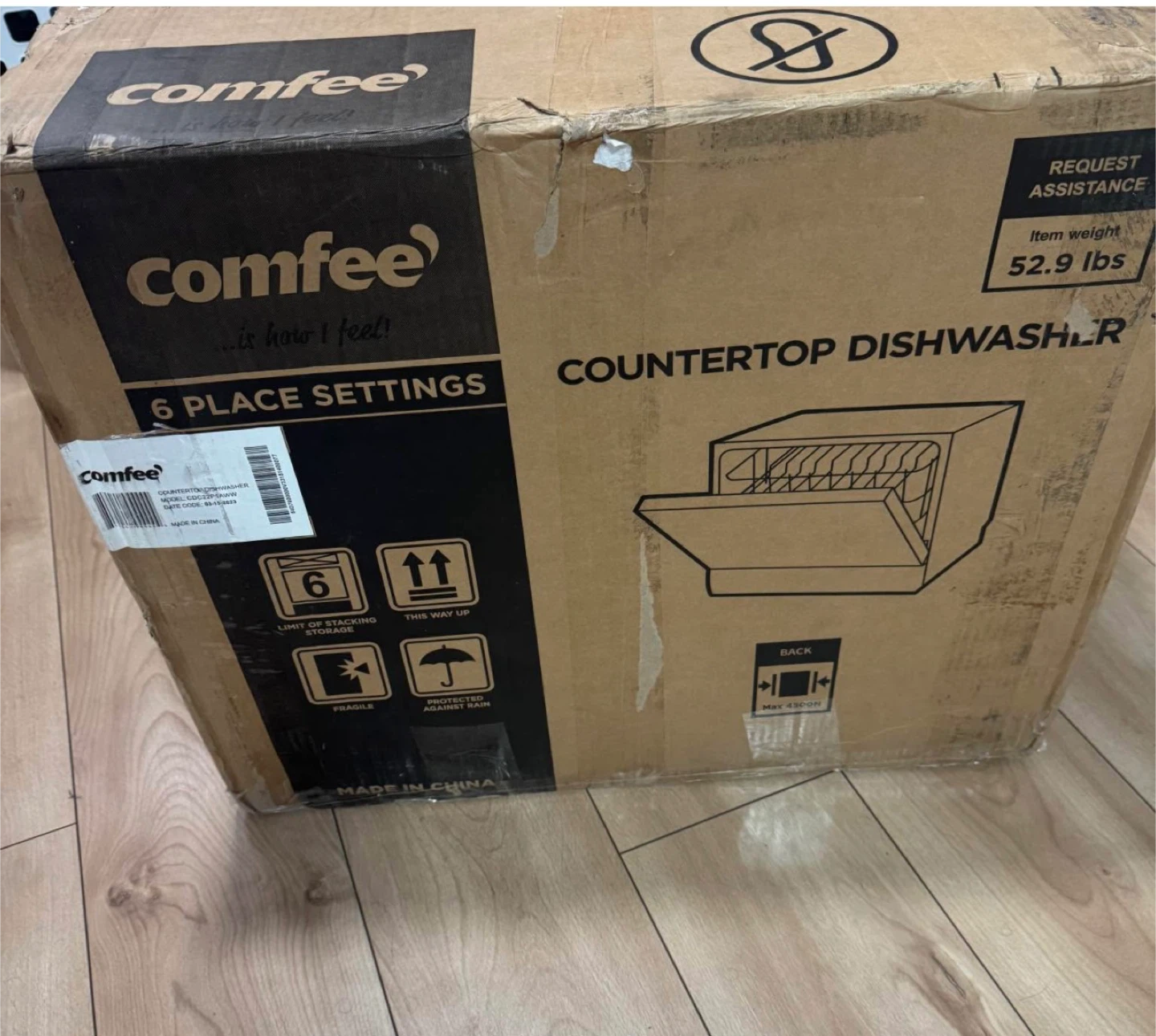 Comfee Countertop Dishwasher - 6 Place Settings