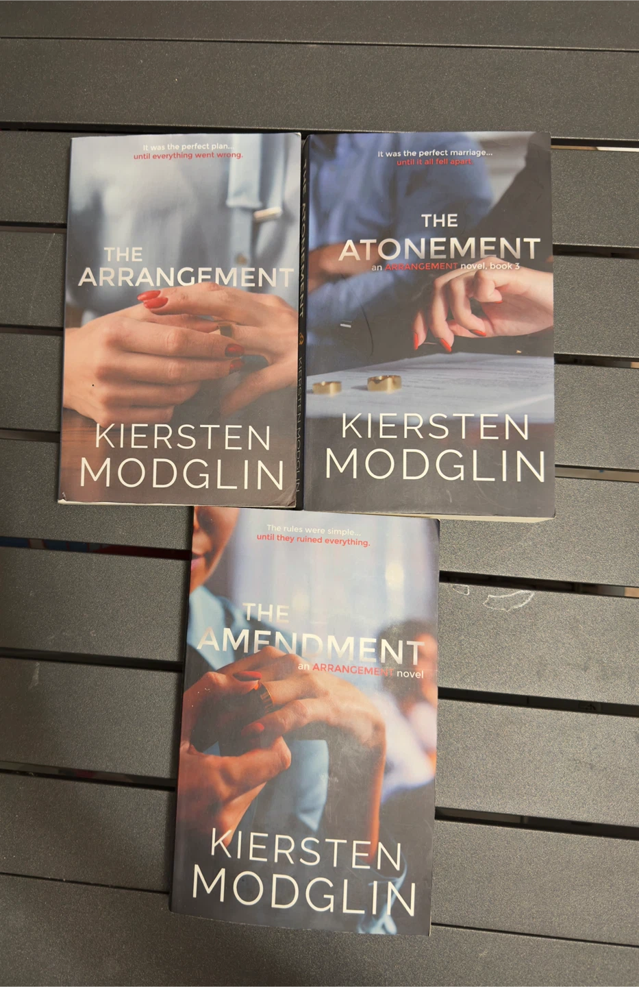 Kiersten Modglin The Arrangement, Amendment, Atonement Novels - photo 2