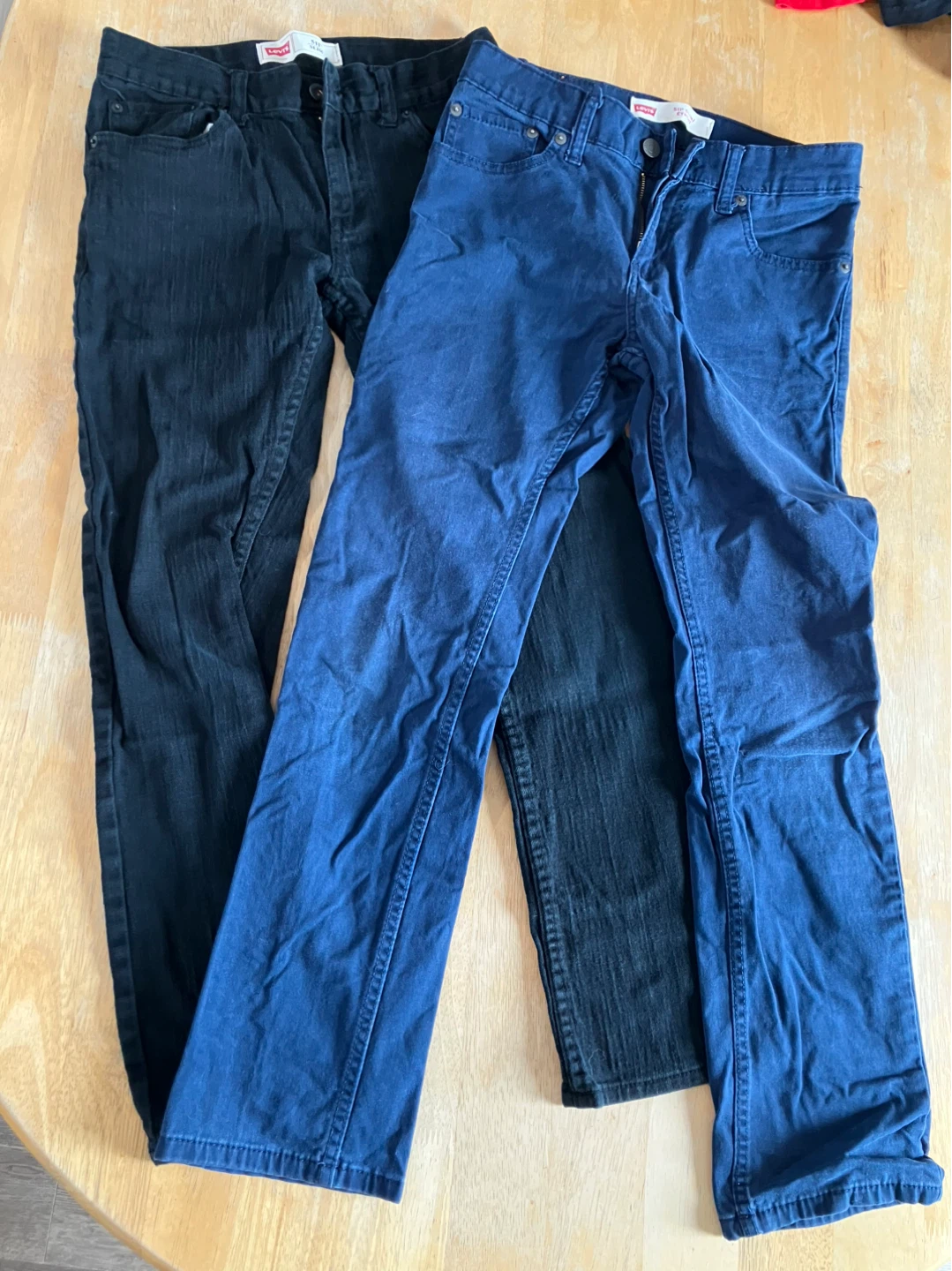 2 Pairs Levi's 511 Jeans Boys Size 14 Reg 27x27 - photo 2