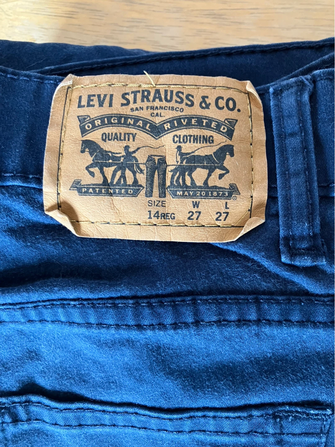 2 Pairs Levi's 511 Jeans Boys Size 14 Reg 27x27 - photo 4